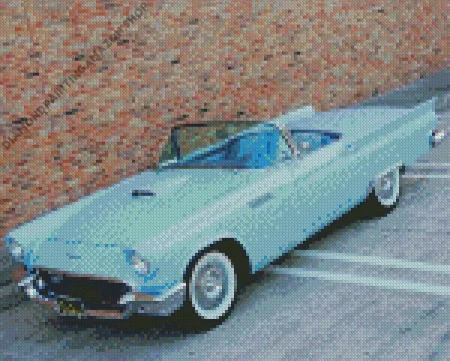 Blue Thunderbird Diamond Painting
