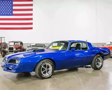 Blue 1979 Firebird Diamond Painting
