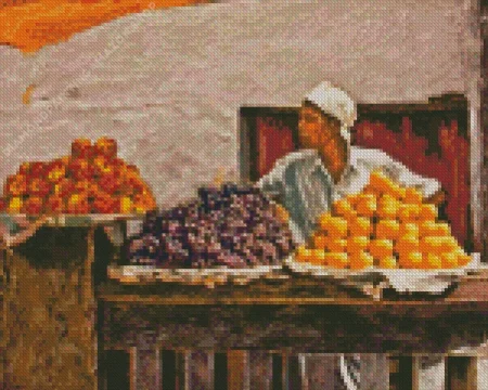 Fruit Seller Diamond Painting