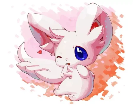 Minccino Anime Diamond Painting