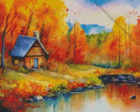 Fall Farmhouse Diamond Painting