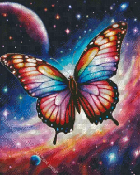Galaxy Butterfly Diamond Painting