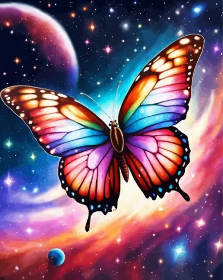 Galaxy Butterfly Diamond Painting