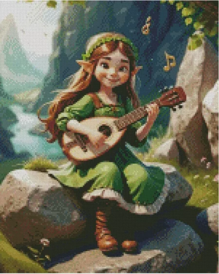 Bard Girl Diamond Painting
