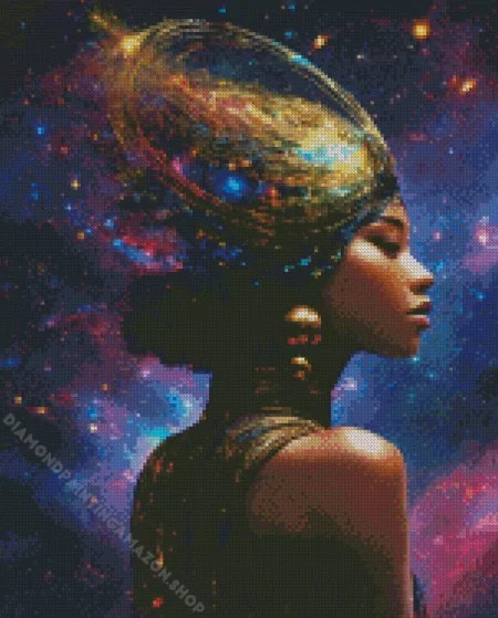 Galaxy Lady Diamond Painting