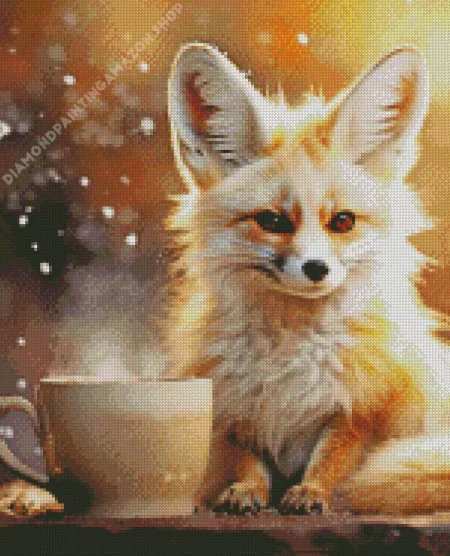 Blond Fox Diamond Painting