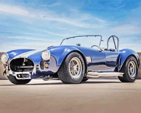 Blue Ac Cobra Diamond Painting