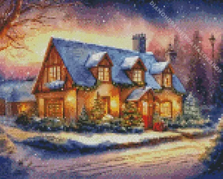 Christmas Farmhouse Diamond Painting
