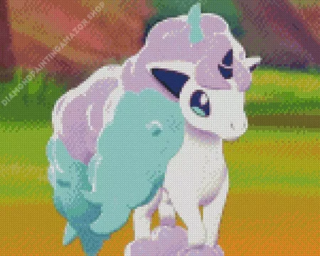 Galarian Ponyta Art Diamond Painting