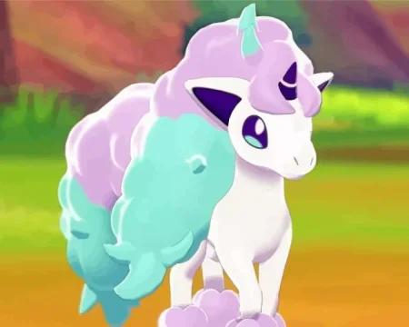 Galarian Ponyta Art Diamond Painting