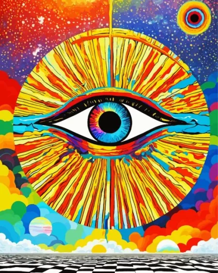 Trippy Eye Art Diamond Painting