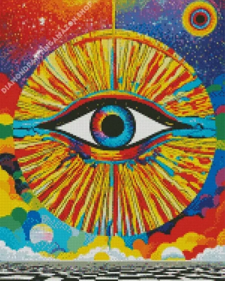 Trippy Eye Art Diamond Painting