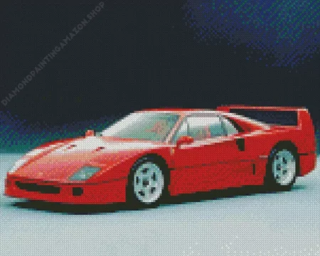Cool Vintage Ferrari Diamond Painting