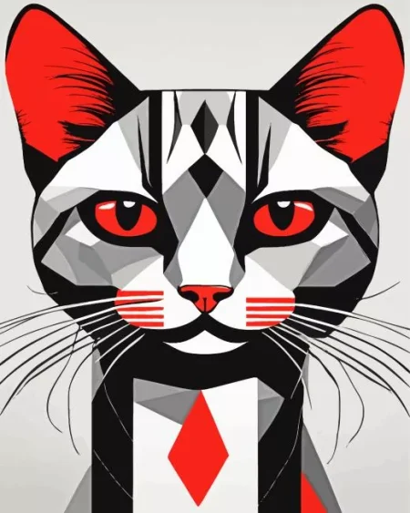 Cat Pop Art Diamond Painting