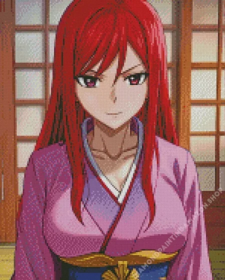 Erza Kimono Art Diamond Painting
