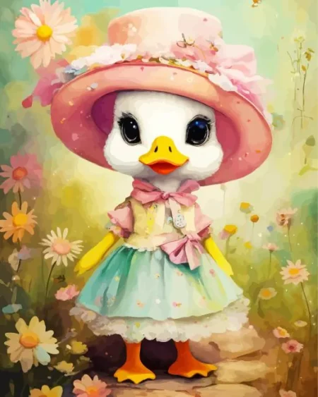 Female Duck Art Diamond Painting