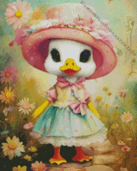 Female Duck Art Diamond Painting