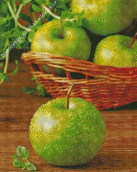 Fresh Green Apple Diamond Painting