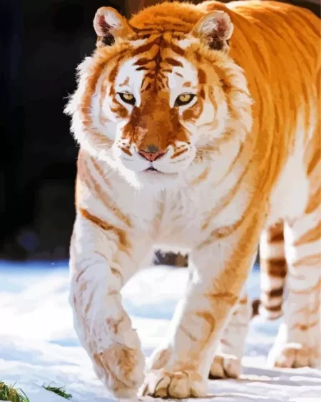 Golden Tiger Diamond Painting