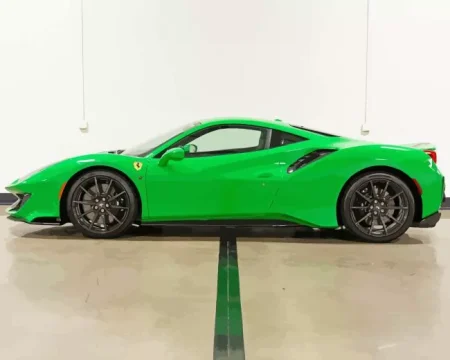 Green Ferrari Car Diamond Painting