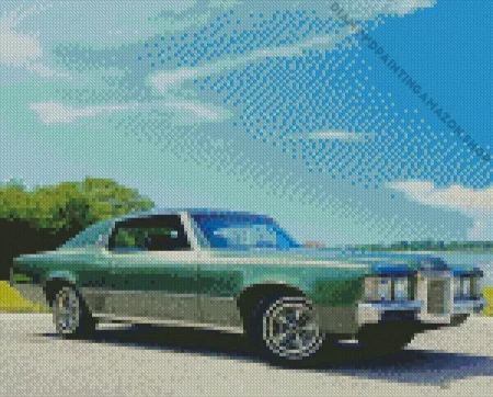 Green Pontiac Diamond Painting