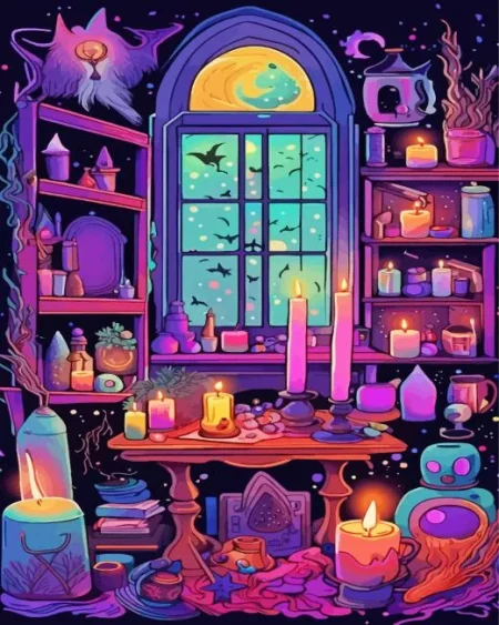 Witchy Things Diamond Painting