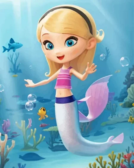 Blond Mermaid Diamond Painting