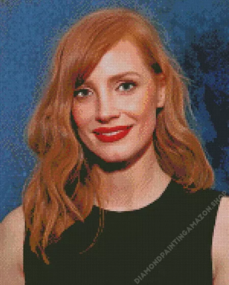 Jessica Chastain Diamond Painting