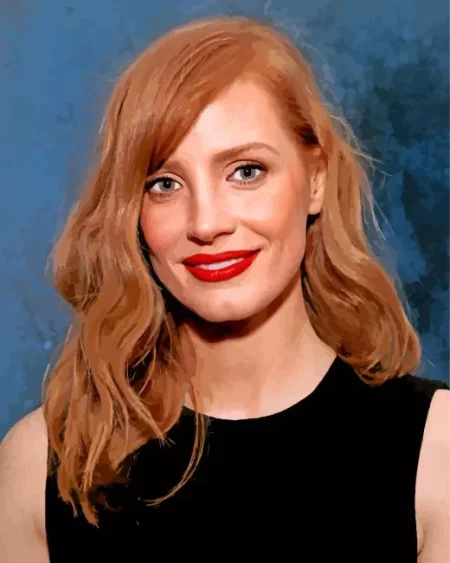 Jessica Chastain Diamond Painting