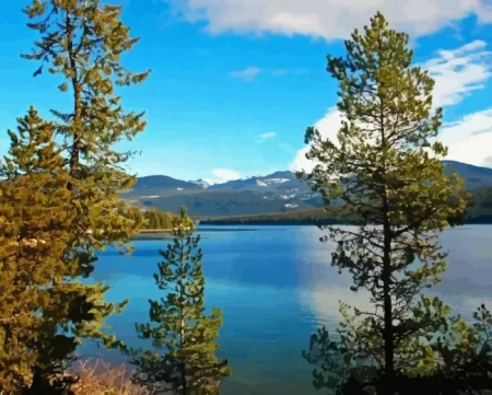 Priest Lake Diamond Painting