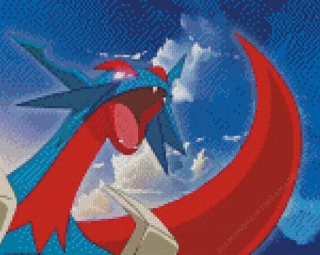 Salamence Diamond Painting