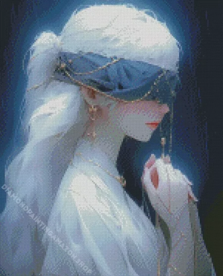 Blind Girl Art Diamond Painting