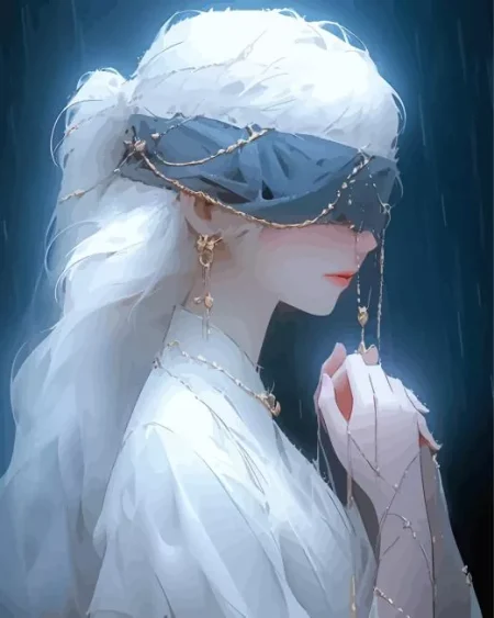 Blind Girl Art Diamond Painting