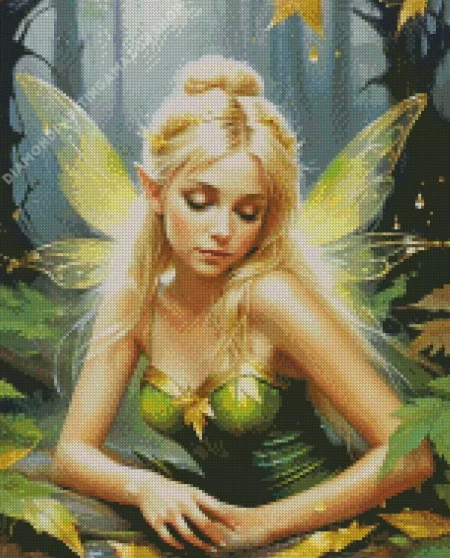 Blond Fairy Diamond Painting