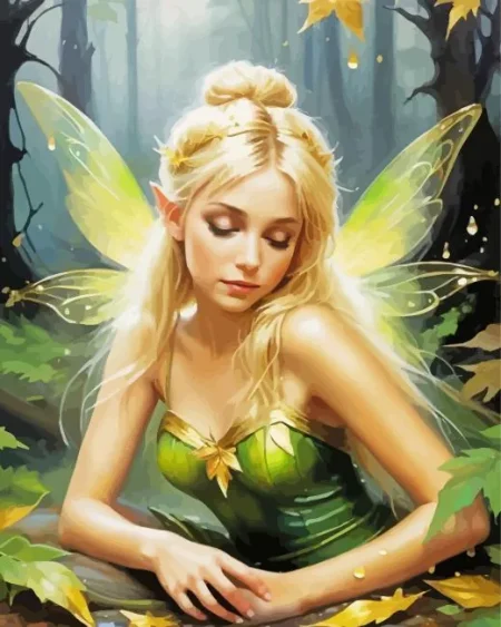 Blond Fairy Diamond Painting