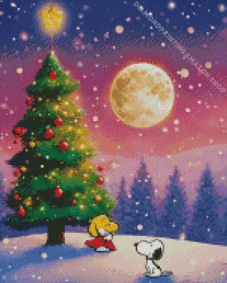 Christmas Snoopy Diamond Painting