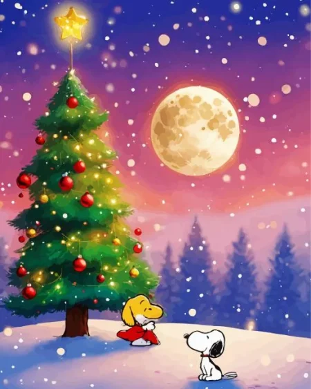 Christmas Snoopy Diamond Painting