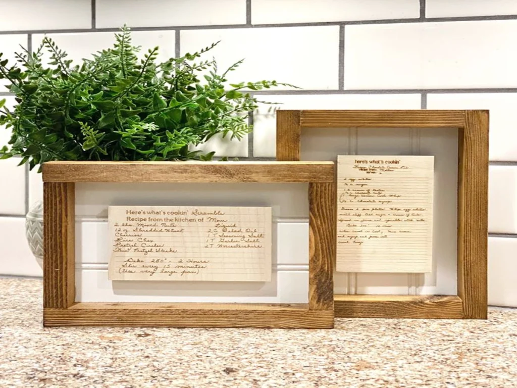 Custom Recipe Heirloom Mother’s Day gifts