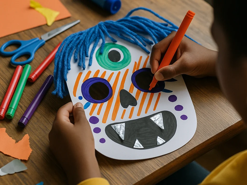 Techy AR Monster Masks Halloween Arts and Crafts